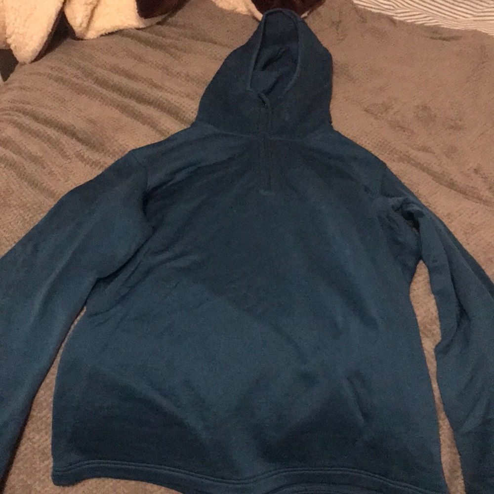 Merril blue 1/4 zip activewear sweater